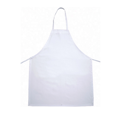 Winco BA-3226WH Delantal con pechera de longitud completa, 33 "x 26", mezcla de polialgodón, blanco