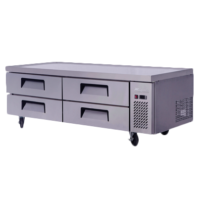 Migali C-CB72-HC Competitor Series® Soporte para equipo refrigerado de dos secciones/Base para chef, 115 V/60/1 fase