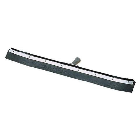 Carlisle 36324C00 24" Floor Squeegee Head - Single Rubber Blade, Metal Frame