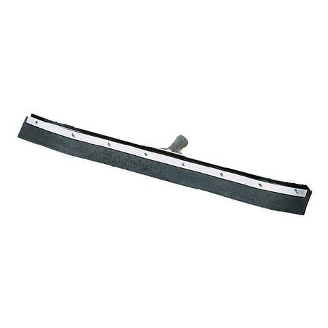 Carlisle 36336C00 36" Floor Squeegee Head - Single Rubber Blade, Threaded, Metal Frame