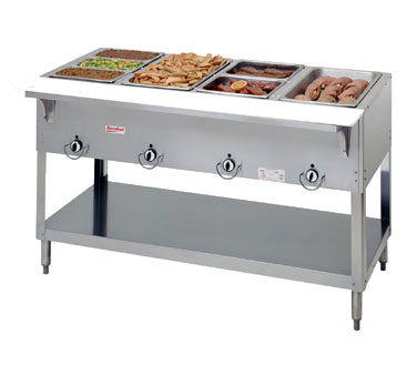 Duke E304SW Aerohot Hot Food Station, electric, 58-3/8"W with (4) 12" x 20" Sealed Hot Food Wells