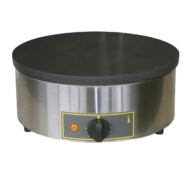Equipex 350FE Sodir-Roller Grill Crepe Machine, 13-3/4" dia enamel coated cast iron plate, 120v/60/1-ph 140 amps 165 kW NEMA 5-15P cULus Classified