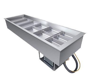 Hatco CWB-6 Recipiente refrigerado para alimentos fríos con drenaje, seis bandejas, acero inoxidable/aluminio - 120 V