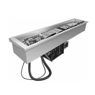 Hatco CWB-S4 Recipiente delgado refrigerado empotrable - (4) bandejas de tamaño completo, aluminio/acero inoxidable