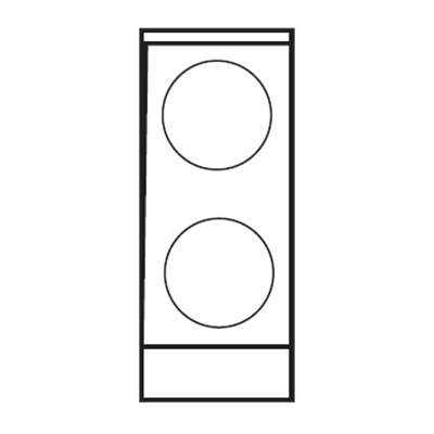 Imperial IHPA-2-12-E Placa calefactora, eléctrica, encimera, 12", (2) elementos de placa redonda, tapa sólida, CE