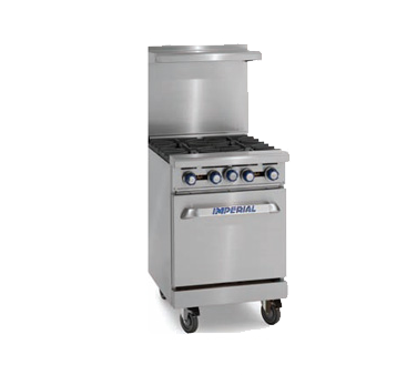 Imperial IR-4 Pro Series 24" Restaurant Gas Range - (4 Open Burners)