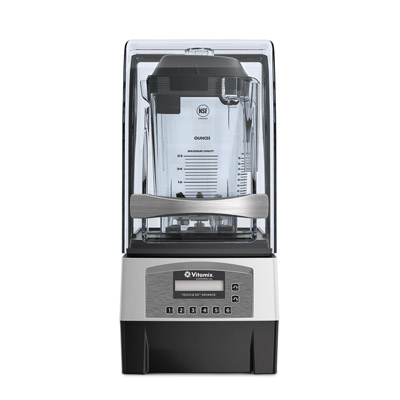 Vitamix 068255-ABAB Estación de licuado Touch & Go® 2, sobre mostrador, apilable, 32 oz. (0,9 litros) de capacidad, 2 picos de HP, 120 V/50/60/1 fase, 11,5 amperios, NEMA 5-15P, compatible con RoHS, cULus, CE, NSF