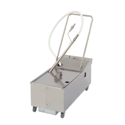 Frymaster PF50 Portable Oil Filter, 50 lb oil cap., reversible pump, stainless steel pan & pump housing, 1/3 HP