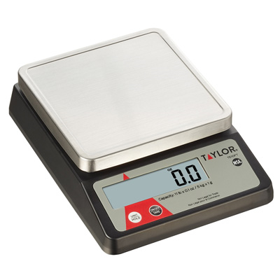 Taylor TE10FT Portion Control Scale, digital, compact, 11 lb. x .1 oz./5 kg x 1 g capacity