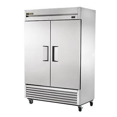 Refrigerador True TS-49-HC, accesible, dos secciones, 2 puertas de acero inoxidable, frente/laterales de acero inoxidable, 115 V