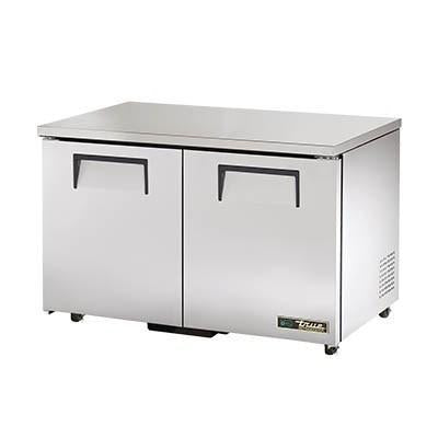 True TUC-48-ADA-HC Refrigerador bajo encimera de 12 pies cúbicos con 2 secciones y 2 puertas, 115 V