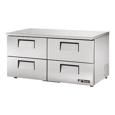 True TUC-60D-4-LP-HC 15.5 Cu Ft Undercounter Refrigerator with 2 Sections & 4 Drawers, 115v