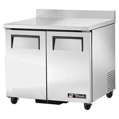 True TWT-36-HC 36" Worktop Refrigerator with 2 Sections, 115v