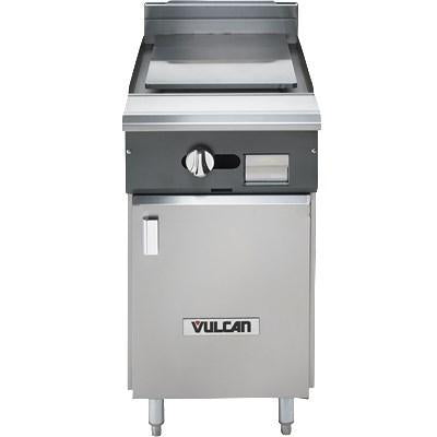 Vulcan V1P18B Heavy Duty Range, 18"W, Cabinet Base, Plancha
