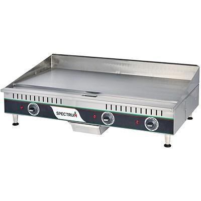 Winco EGD-36 Spectrum 36β Electric Griddle, Three Heat Zones