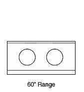 Imperial ICRA-2 estufa para wok, gas, 60", (2) quemadores, tapa enfriada por agua, sistema de drenaje incorporado, grifo giratorio chino, 220,000 BTU, NSF