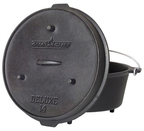 Camp Chef SDO14 Seasoned Cast Iron Dutch Oven 8 qt.