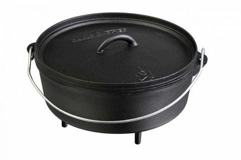 Camp Chef SDO12 Seasoned Cast Iron Dutch Oven 6 qt.