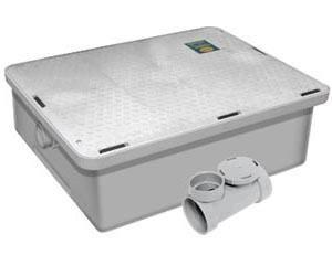 Endura Low Profile Grease Interceptor, 25 GPM, 53 lbs. Grease Capacity, NSF