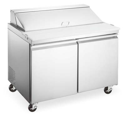 Omcan PT-CN-1194-HC Refrigerated Prep Table 2 Doors