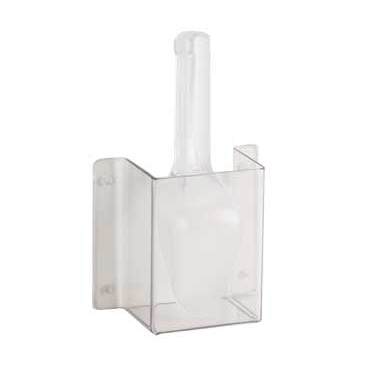 Cal-Mil 623 Scoop Guard 3"Wx6"Dx10 1/4"H Polycarbonate
