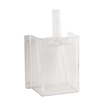 Cal-Mil 631 Scoop Guard 7 1/4"Wx5"Dx9 3/4"H, Polycarbonate
