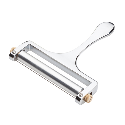Winco ACS-4 Cheese Slicer, 5"W x 5/8" dia., round, cast aluminum with stainless steel wire