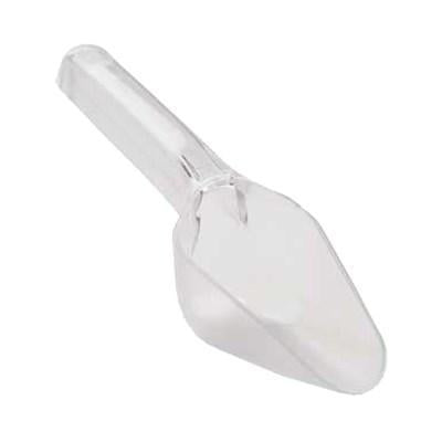 Cal-Mil 1029-6 Scoop, 6 Oz. Capacity, 10.25" OAL, Clear Polycarbonate, NSF