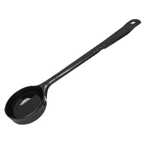 Carlisle 4380-503 Measure Misers 4 Oz. Black Long Handle Portion Spoon