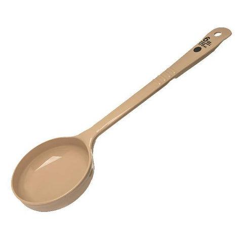 Carlisle 439006 Measure Misers 6 Oz. Beige Portion Spoon