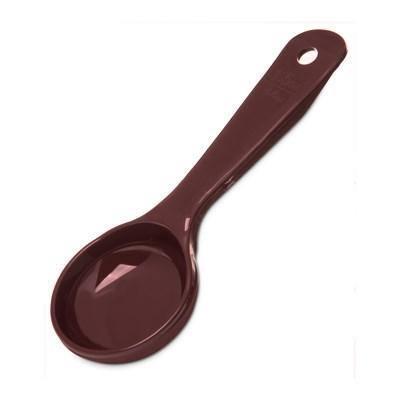 Carlisle 492201 Measure Misers 1-1/2 Oz. Reddish-Brown Short Handle Portion Spoon