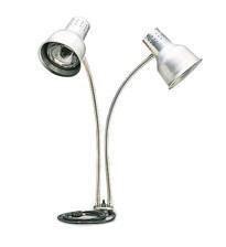 Carlisle HL828500 Flexiglow 24" Dual Arm Aluminum Heat Lamp - 120V