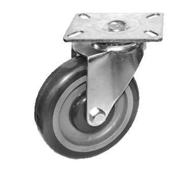 GSW USA KP4012 Swivel Plate Casters - Non Brake 3" Dia., 3-1/8"X 4-1/8"