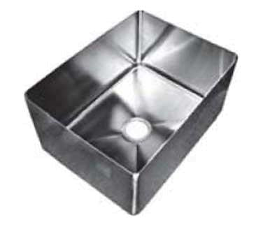 GSW USA SB-202212 One-Tub Weld-In Sink, 20"W X 22"D X 12" Deep, ETL