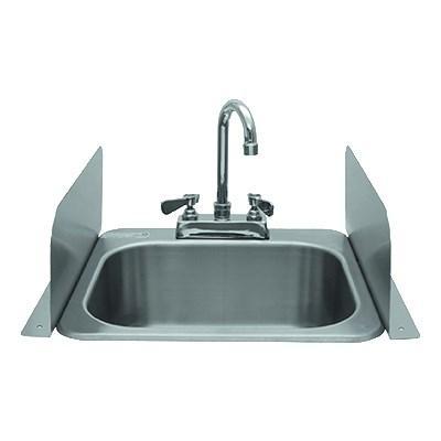 GSW USA SP-S1506 Splash Guard For Hand Sink, Deck Mount, 15"W X 6"H, ETL