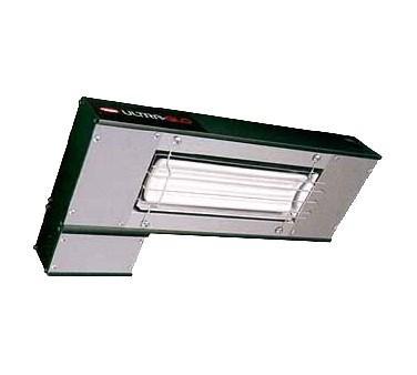 Hatco UGAL-30 Ultra-Glo 30" Standard Watt Ceramic Strip Warmer - Single Tile, Aluminum