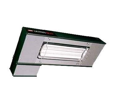 Hatco UGAL-72 Ultra-Glo 72" Standard Watt Ceramic Strip Warmer - Single Tile, Aluminum