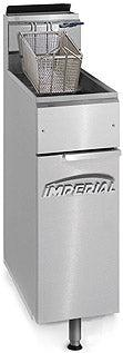 Freidora Imperial IFS-25, gas, modelo de piso, Add-A-Fryer, 25 lb. capacidad, tamaño medio, 70,000 BTU, NSF