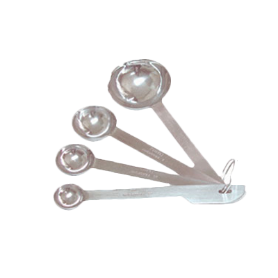 Thunder Group OW356 Stainless Steel Measuring Spoon Set