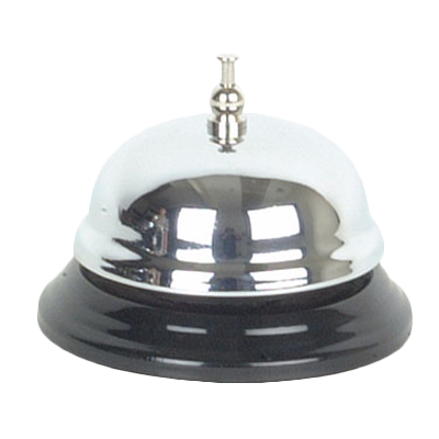 Thunder Group SLBELL001 Call Bell, Plastic bottom, Chrome Plated