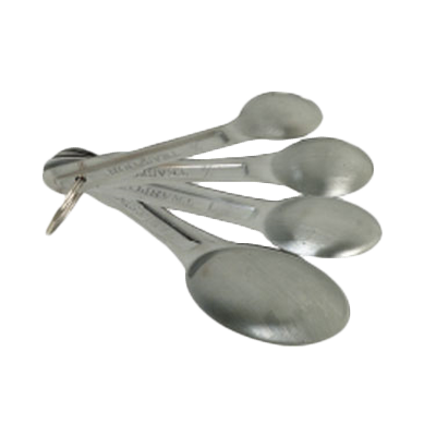 Thunder Group SLMC2415 4-Piece Stainless Steel Measuring Spoon Set