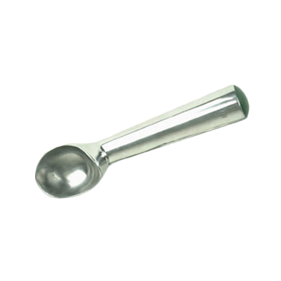 Thunder Group SLTHDP016 2-1/2 oz Capacity Green Handle Aluminum Dipper