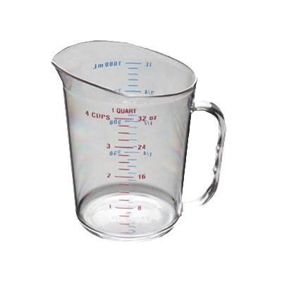 Thunder Group PLMC032CL 1 Qt/ 1L Polycarbonate Measuring Cup