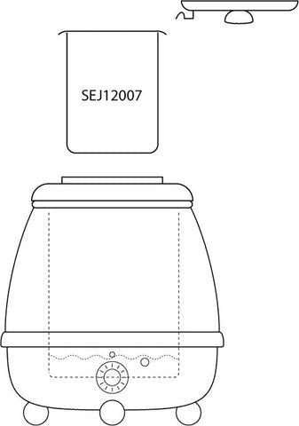 Thunder Group SEJ12007 Inner Pot (For Soup Warmer SEJ30000TW, SEJ31000TW, SEJ32000TW)