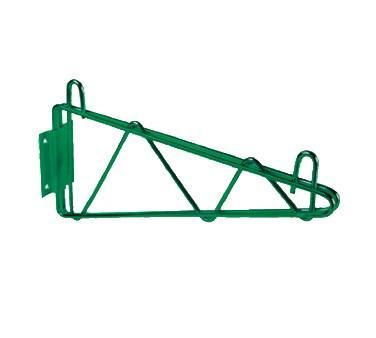 Thunder Group WBEP021 Wall Bracket, 21"D, Single, Epoxy Coated, Green, NSF