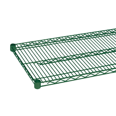 Thunder Group CMEP2142 Wire Shelving, 21" x 42", heavy duty, epoxy coated, green, NSF