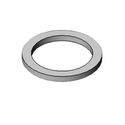 T&S 001022-45M25 Bottom Gasket, 1/16" H, 3/4" OD