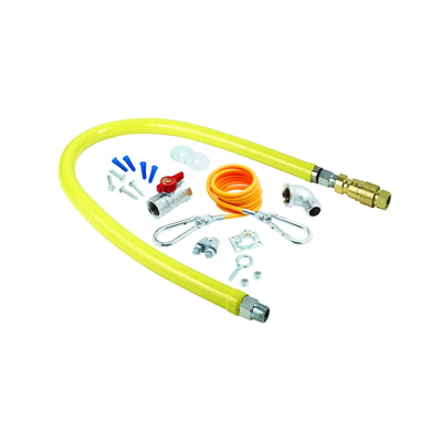 T&S HG-4D-48K Safe-T-Link Gas Connector Kit, 3/4" Connection, 48"L