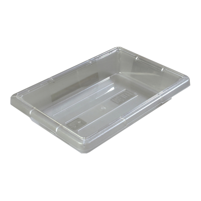 Carlisle 1061007 StorPlus™ Food Storage Box, 2 gallon, 18"L x 12"W x 3-1/2"H, clear, NSF, Made in USA