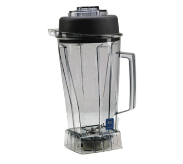 Vitamix 1195 Recipiente de licuadora estándar completo, 64 oz. (2 litros) de capacidad, recipiente Tritan transparente sin BPA con conjunto de cuchillas húmedas y tapa, NSF